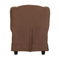 Poltrona Imbottita In Tessuto Antimacchia Sfoderabile BERGERE MARRONE Con Pouf -Negozio al dettaglio VIDAXL || HOMCOM || Songmics 29758605 5