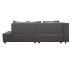 Divano Angolare Sinistro Con Effetto Velluto Grigio Chiaro HARLEM 8 Divano Angolare Sinistro Con Effetto Velluto Grigio Chiaro HARLEM -Negozio al dettaglio VIDAXL || HOMCOM || Songmics 30106437 4