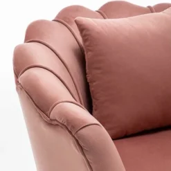 Poltrona Sedia Relax Tessuto Velluto E Metallo Imbottita Design Moderno Pink 9 Poltrona Sedia Relax Tessuto Velluto E Metallo Imbottita Design Moderno Pink -Negozio al dettaglio VIDAXL || HOMCOM || Songmics 32391211 5