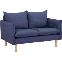 Divano 2 Posti Stile Nordico Scandinavo 130x84x51 H