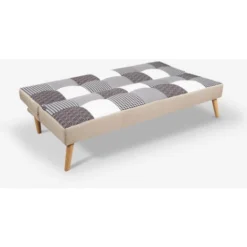 Divano Letto Clic Clac 3 Posti Patchwork Salotto Design Moderno Kolorama Colore: Patchwork 2 -Negozio al dettaglio VIDAXL || HOMCOM || Songmics 33352507 4