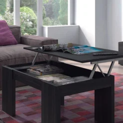 Tavolino Da Caffe' Sollevabile 100 X 50 X 43 Cm Con Rialzo Salvaspazio Soggiorno ROVERE SCURO 001637G 9 Tavolino Da Caffe' Sollevabile 100 X 50 X 43 Cm Con Rialzo Salvaspazio Soggiorno ROVERE SCURO 001637G -Negozio al dettaglio VIDAXL || HOMCOM || Songmics 33557734 5