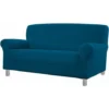 Copridivano Antimacchia Impermeabile Elasticizzato Aderente Fodera Salva Copri Divano Poltrona Blu - 1 POSTO