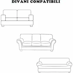 Copridivano Antimacchia Impermeabile Elasticizzato Aderente Fodera Salva Copri Divano Poltrona Panna - 1 POSTO -Negozio al dettaglio VIDAXL || HOMCOM || Songmics 34057291 3