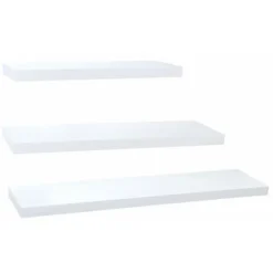 Nova Mensola Da Parete Ripiano Scaffale Da Muro Vari Colori E Dimensioni Tipo: Bianco 30cm