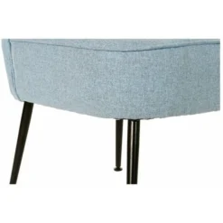 Poltrona DKD Home Decor 8424001795543 Nero Metallo Poliestere Blu Cielo (52 X 64 X 74 Cm) -Negozio al dettaglio VIDAXL || HOMCOM || Songmics 35256730 5