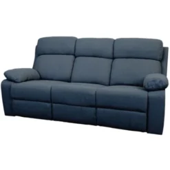 Divano Annika 3 Posti Con 2 Recliner, 198x93x101 Cm