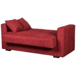 Divano Letto Nora 2 Posti Rosso, 152x80x87 Cm -Negozio al dettaglio VIDAXL || HOMCOM || Songmics 35884518 4
