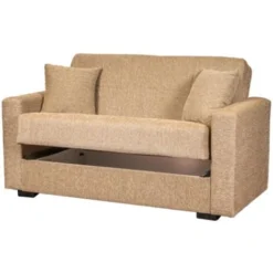 Divano Letto Nora 2 Posti Tessuto Beige, 152x80x87 Cm 6 Divano Letto Nora 2 Posti Tessuto Beige, 152x80x87 Cm -Negozio al dettaglio VIDAXL || HOMCOM || Songmics 36603613 3
