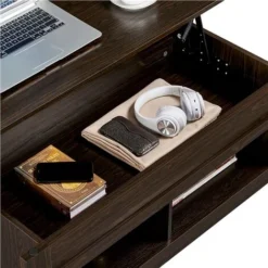 Yaheetech Tavolino Da Caffè Tavolo Sollevabile Elevabile Da Salotto Mobile Da Divano Soggiorno Portariviste 105 X 50 X 62 Cm Marrone -Negozio al dettaglio VIDAXL || HOMCOM || Songmics 36870795 4