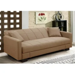 Divano Letto 3 Posti, Reclinabile, Contenitore Beige 198cm Sicorage Kinner -Negozio al dettaglio VIDAXL || HOMCOM || Songmics 36883235 5