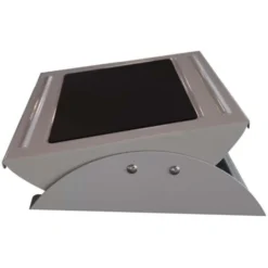 Poggiapiedi Regolabile In Acciaio Stey Con Base Antiscivolo Bianco 46x35x12 Cm -Negozio al dettaglio VIDAXL || HOMCOM || Songmics 38377435 5