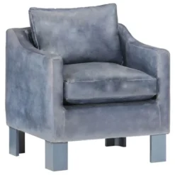 Nova Poltrona A Pozzetto In Vera Pelle Design Elegante Poltrona Relax Vari Colori Colore : Grigio