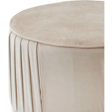 POUF REGALE BEIGE 3 POUF REGALE BEIGE - immagine 3