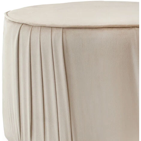 POUF REGALE BEIGE 4 POUF REGALE BEIGE - immagine 4