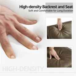 Yaheetech Poltroncina/Poltrona Camera Da Letto Salotto Soggiorno Moderna Imbottita In Ecopelle Marrone Legno E Metallo Ufficio Portata 136 Kg 9 Yaheetech Poltroncina/Poltrona Camera Da Letto Salotto Soggiorno Moderna Imbottita In Ecopelle Marrone Legno E Metallo Ufficio Portata 136 Kg -Negozio al dettaglio VIDAXL || HOMCOM || Songmics 42004567 5