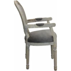 Poltrona Vintage In Velluto Di Design Moderno Vintage Cm 55x46x96 H -Negozio al dettaglio VIDAXL || HOMCOM || Songmics 42230618 3