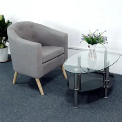 Divano,Poltrona Lounge Chair 64 X 60 X 70cm ,mobili Soggiorno Poltrona,grigio -Negozio al dettaglio VIDAXL || HOMCOM || Songmics 47301265 4