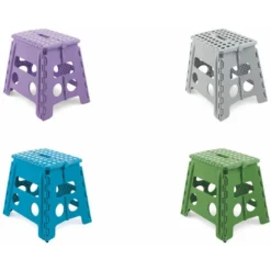 SGABELLO PIEGHEVOLE ABS CM.31X20X30 COL.ASSOR
