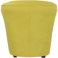 Poltrona A POZZETTO Tessuto, Made In Italy Colore Tessuto Giallo -Negozio al dettaglio VIDAXL || HOMCOM || Songmics 50898293 4