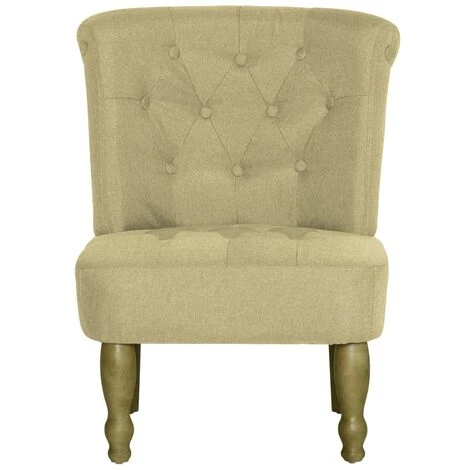 Poltrona In Stile Francese Verde In Tessuto 3 Poltrona In Stile Francese Verde In Tessuto - immagine 3