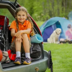 Relaxdays Sgabello Pieghevole BASTIAN, Forma Rotonda, Effetto Rattan, Resistente, HxLxP 45x32,5x29 Cm, Bianco -Negozio al dettaglio VIDAXL || HOMCOM || Songmics 51969686 3