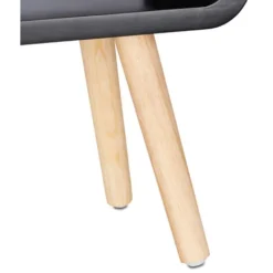 Relaxdays 1002192946 Tavolino Da Salotto E Comodino Basso, HxLxP: 50 X 53 X 20 Cm, Moderno, Legno MDF, Nero 9 Relaxdays 1002192946 Tavolino Da Salotto E Comodino Basso, HxLxP: 50 X 53 X 20 Cm, Moderno, Legno MDF, Nero -Negozio al dettaglio VIDAXL || HOMCOM || Songmics 51970525 5