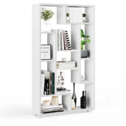 Scaffale „Domus“ Bianco Con 9 Scomparti Vicco -Negozio al dettaglio VIDAXL || HOMCOM || Songmics 52053072 4