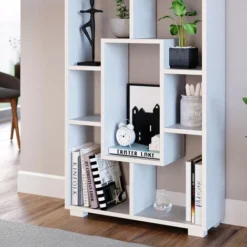 Scaffale „Domus“ Bianco Con 7 Scomparti Vicco 9 Scaffale „Domus“ Bianco Con 7 Scomparti Vicco -Negozio al dettaglio VIDAXL || HOMCOM || Songmics 52053091 5