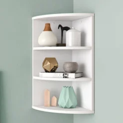 Scaffale Angolare „Ecki“ Bianco Vicco -Negozio al dettaglio VIDAXL || HOMCOM || Songmics 52053458 5