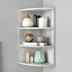 Scaffale Angolare „Ecki“ Calcestruzzo Vicco -Negozio al dettaglio VIDAXL || HOMCOM || Songmics 52053553 5