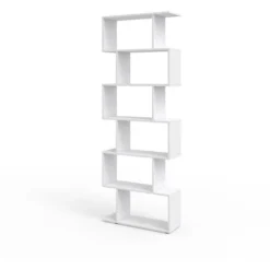 Scaffale Divisorio „Levio“ Bianco Con 6 Scomparti Vicco