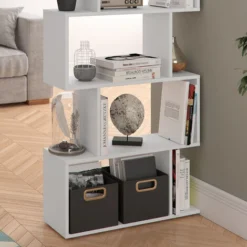 Scaffale Divisorio „Levio“ Bianco Con 6 Scomparti Vicco -Negozio al dettaglio VIDAXL || HOMCOM || Songmics 52465510 5