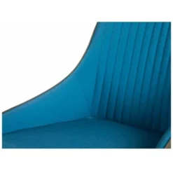 Poltrona Righe Azzurro Ecopelle Acciaio (51 X 92 X 65 Cm) (51 X 92 X 65 Cm) -Negozio al dettaglio VIDAXL || HOMCOM || Songmics 53542299 3