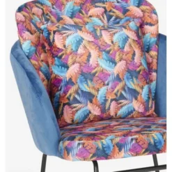 Sedia A Dondolo Velluto Poltrona Moderna Soggiorno Cuscino Botanika -Negozio al dettaglio VIDAXL || HOMCOM || Songmics 54101774 5