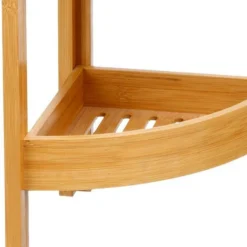 Mensola Angolare A 3 Ripiani In Bambu 33x23x61cm -Negozio al dettaglio VIDAXL || HOMCOM || Songmics 54353634 3