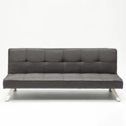 Divano Letto In Tessuto 2 Posti Design Moderno Gemma Pronto Letto Colore: Grigio Scuro -Negozio al dettaglio VIDAXL || HOMCOM || Songmics 54686299 4