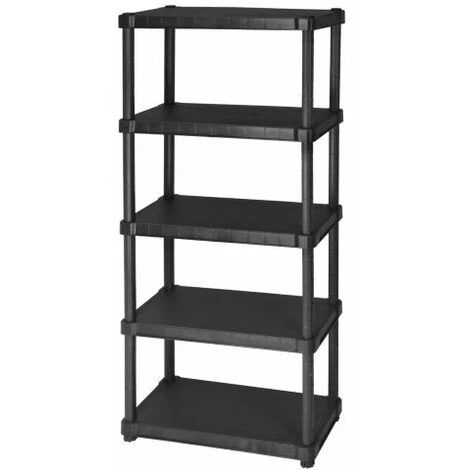 SCAFFALE RESINA 5 RIPIANI CM.80X40X188H 1 SCAFFALE RESINA 5 RIPIANI CM.80X40X188H