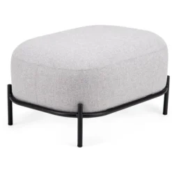 Poggiapiedi Per Divano Di Design Clair Grigio