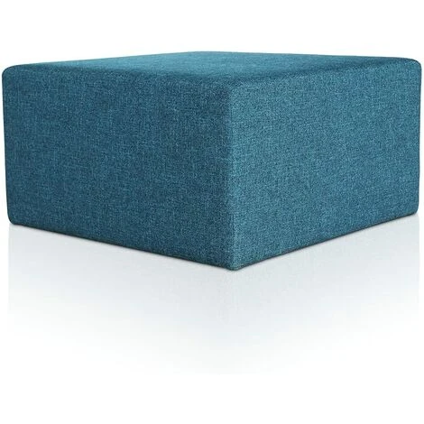EVERGREENWEB Pouf Poggiapiedi 83x83 Cm Per Divano Sgabello Cubo, Tessuto Idrorepellente: Pouf Design Moderno Per Soggiorno Camera Da Letto, Puff Salotto, Pouffe Rubino BLU 1 EVERGREENWEB Pouf Poggiapiedi 83x83 Cm Per Divano Sgabello Cubo, Tessuto Idrorepellente: Pouf Design Moderno Per Soggiorno Camera Da Letto, Puff Salotto, Pouffe Rubino BLU