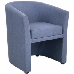 Poltrona A Pozzetto Dada In Tessuto Blu