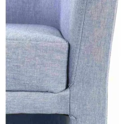 Poltrona A Pozzetto Dada In Tessuto Blu -Negozio al dettaglio VIDAXL || HOMCOM || Songmics 55525108 3