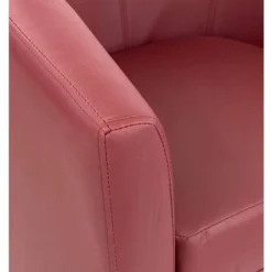 Poltrona A Pozzetto Dada In Ecopelle Bordeaux -Negozio al dettaglio VIDAXL || HOMCOM || Songmics 55525117 5