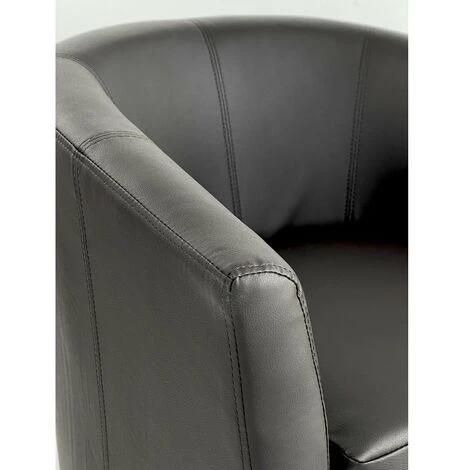Poltrona A Pozzetto Dada In Ecopelle Grigio 2 Poltrona A Pozzetto Dada In Ecopelle Grigio - immagine 2