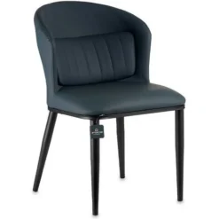 Poltrona Grigio Stoffa Acciaio (51 X 83,5 X 54 Cm)