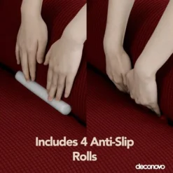 Deconovo Copridivano 2 Posti Elasticizzato In Velluto Per Divano Da 145 A 180cm - Vino -Negozio al dettaglio VIDAXL || HOMCOM || Songmics 57116071 5