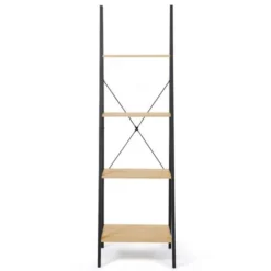 Scaffale A Scala 4 Mensole DETROIT Design Industriale -Negozio al dettaglio VIDAXL || HOMCOM || Songmics 57241767 4