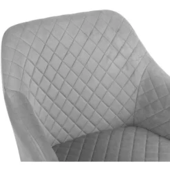 Poltrona Sedia Dondolo Relax Base Slitta Scandinavo Imbottita Design Unic Grigio -Negozio al dettaglio VIDAXL || HOMCOM || Songmics 57911277 3