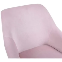 Poltrona Sedia Dondolo Relax Tessuto E Metallo Imbottita Design Moderno Rosa -Negozio al dettaglio VIDAXL || HOMCOM || Songmics 58125742 3