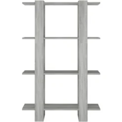 Libreria/Divisorio Grigio Sonoma 80x30x123,5 Cm VidaXL 9 Libreria/Divisorio Grigio Sonoma 80x30x123,5 Cm VidaXL -Negozio al dettaglio VIDAXL || HOMCOM || Songmics 59122002 5